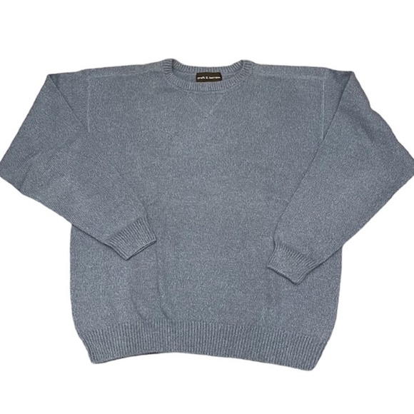 Croft & Barrow Cozy Cloud Cotton Sweater ☁️✨ | XL Blue Haze Bliss - Picture 1 of 6